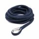 Qvarken Bryggförtöjning Dockline med kaus 18mm 6m navy